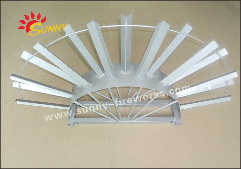 Aluminum roman candles racks