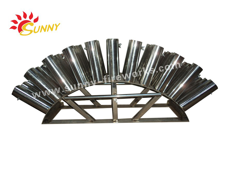 Aluminum roman candles racks
